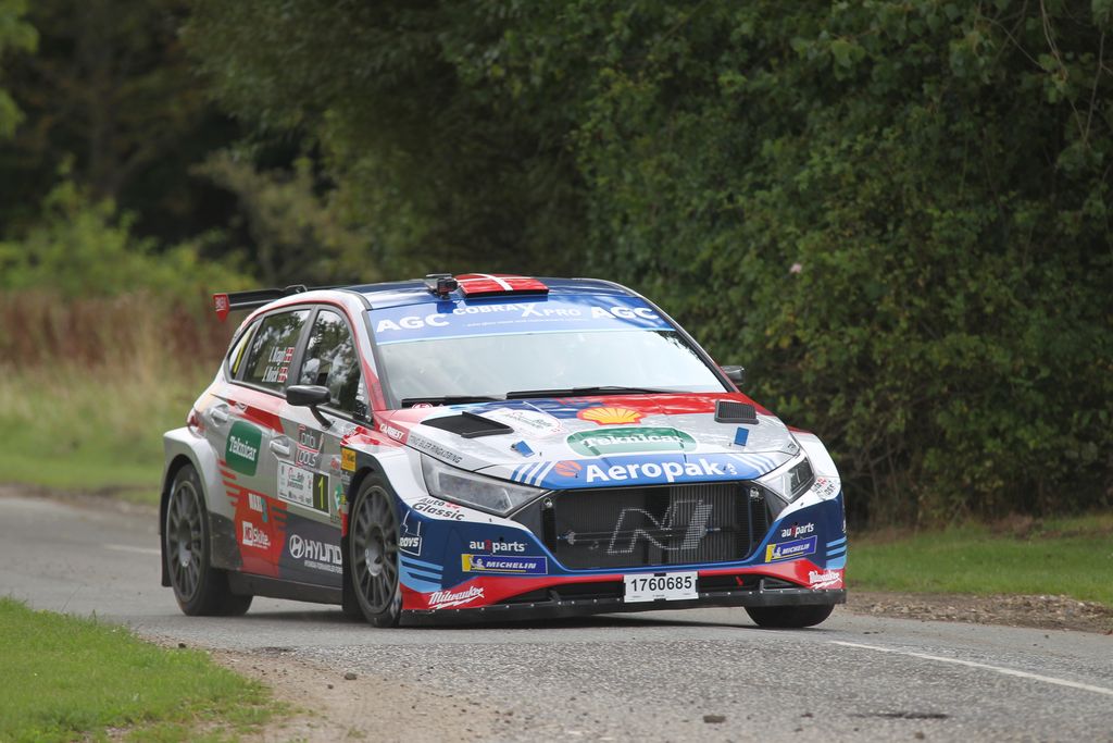 Ib Kragh og Jeannette Kvick kunne desværre ikke gennemføre Rally Juelsminde
(Foto: Henning Smed)